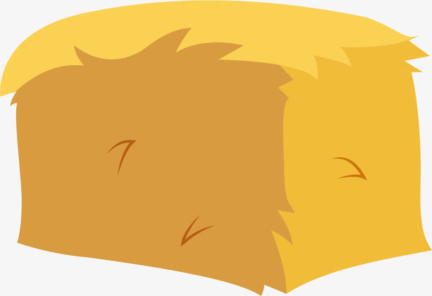 丰收季节稻草堆