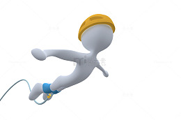 会飞的3D小白人