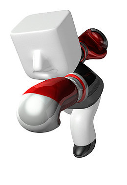 人物图标 拳击手小人