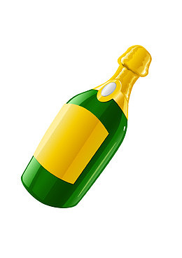 手绘青岛啤酒