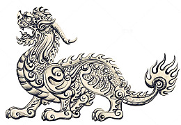 栩栩如生神兽獬豸