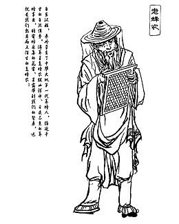 戴帽子的老蜂农