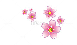 花瓣 节日 飘落 素材 桃花