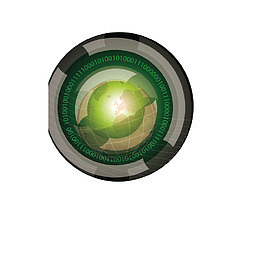 矢量金黄色商业炫光地球背景