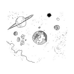 手绘星球