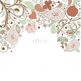 秘密花园缤纷夏日贺卡花卉