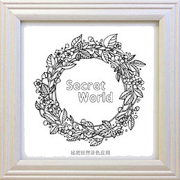 秘密花园涂色书