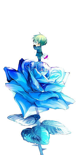 水彩玫瑰花