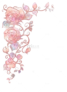 手绘花朵