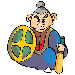 古代士兵免抠卡通兵马俑