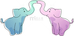 卡通大象