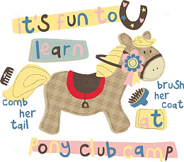 卡通小马矢量图