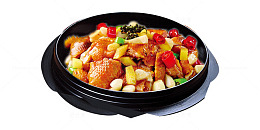 鸡公煲中国风美食