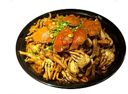 海鲜美味麻辣蟹煲