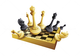 矢量黄色中国跳棋