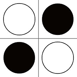中国益智黑白棋五子棋