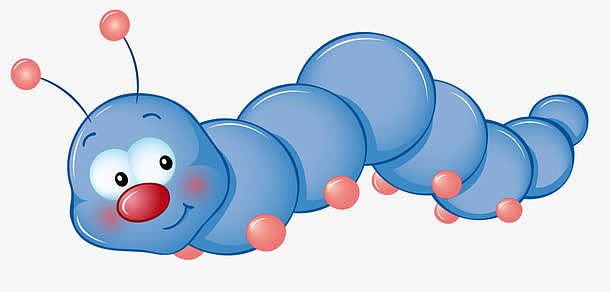 卡通装饰物png小飞虫png可爱萤火虫png可爱卡通虫子素材png长虫子的