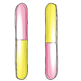 卡通美甲插画指甲刀