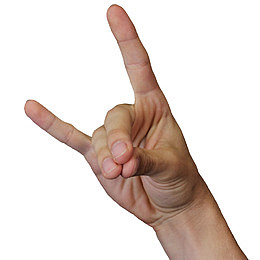 摇滚手势