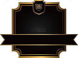 四边形金色边框