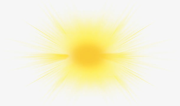 创意海报黄色光效设计太阳光