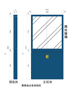 公司推拉门导视牌矢量素材
