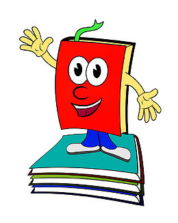 书本上的书小人