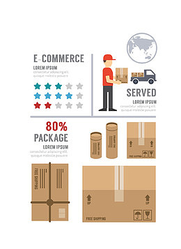 网络营销商务信息图