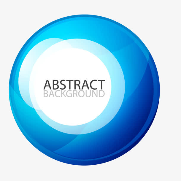 蓝色渐变科技圆形图案