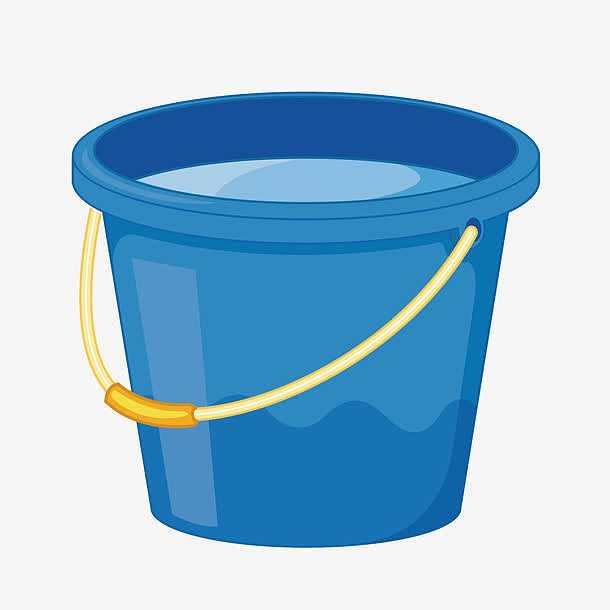 蓝色水桶