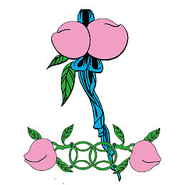 传统寿桃矢量素材