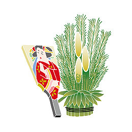 日本风格传统装饰图案