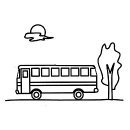 我们坐的公交车