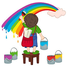 彩色油料