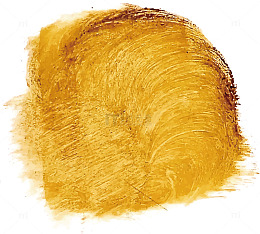 金色笔刷粉刷效果