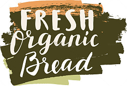 新鲜有机小麦面包