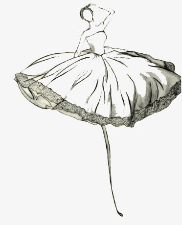 芭蕾舞裙免抠素材免费下载_觅元素51yuansu.com