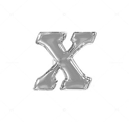 琥珀字母x
