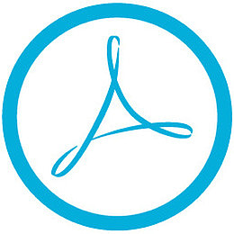 Adobe杂技演员地铁车站的蓝色图标