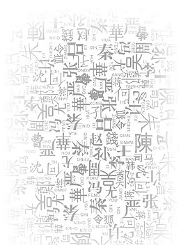 不规则百家姓