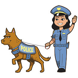 警察与警犬
