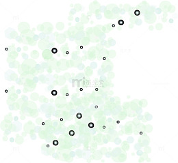 创意绿色水彩画面送给老师的礼物
