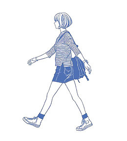 短发女生