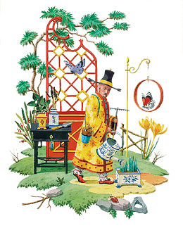 古代朝鲜官员生活场景
