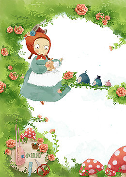 森林里的小女孩