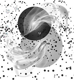 飘带发光矢量图