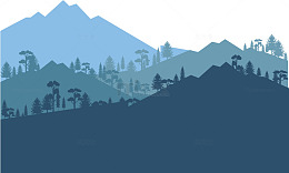 矢量山林
