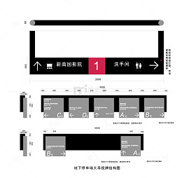 洗手间导视牌
