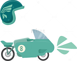 复古摩托车