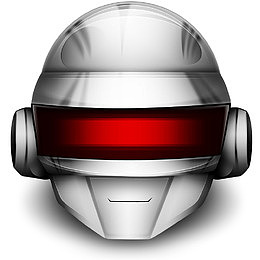 托马斯。头盔在daft-punks-icons